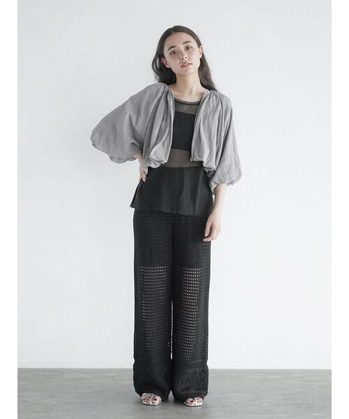 トップス HIKA セール】Zip up balloon tops（シャツ/ブラウス）｜FIKA
