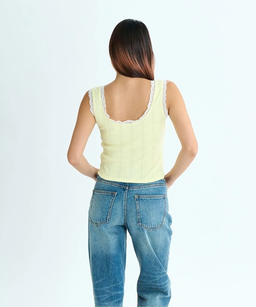 ROXY（ロキシー）の「SUMMER DAY /ロキシーリブレースタンクトップ（タンクトップ・レディース・ブルー/ミント/ナチュラル/マルチ・LARGE/MEDIUM/SMALL）」の18枚目の写真