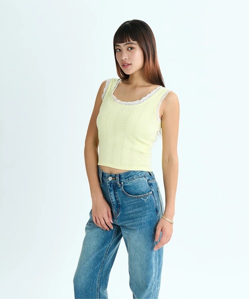 ROXY（ロキシー）の「SUMMER DAY /ロキシーリブレースタンクトップ（タンクトップ・レディース・ブルー/ミント/ナチュラル/マルチ・LARGE/MEDIUM/SMALL）」の19枚目の写真