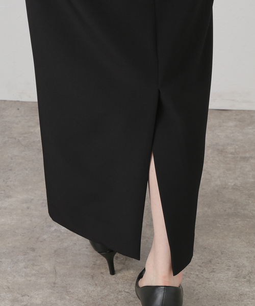 La TOTALITE(ラトータリテ)の「フリルバイカラードレス(ドレス・レディース・ブラック・FREE)」の7枚目の写真