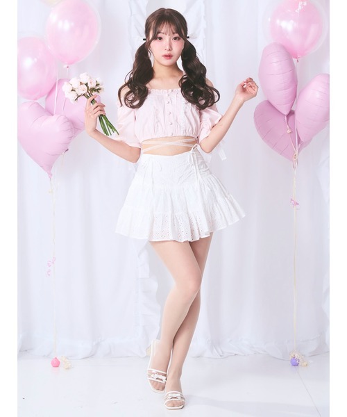 セール】ぐるぐるリボンオフショルブラウス（シャツ/ブラウス）｜Me