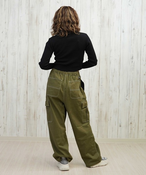 DC（ディーシー）の「DC/ディーシー TELECO SHORT LS ロンT LLT254311（Tシャツ/カットソー・レディース・ブラック/スミクロ/ホワイト/ベージュ/グレー・M/L）」の18枚目の写真