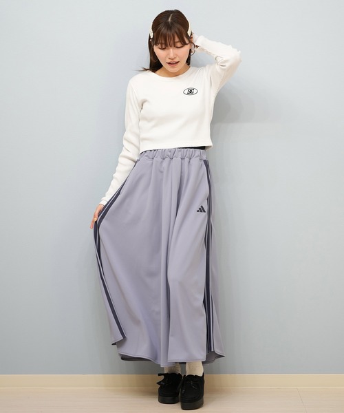 DC（ディーシー）の「DC/ディーシー TELECO SHORT LS ロンT LLT254311（Tシャツ/カットソー・レディース・ブラック/スミクロ/ホワイト/ベージュ/グレー・M/L）」の7枚目の写真