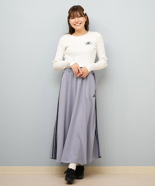 DC（ディーシー）の「DC/ディーシー TELECO SHORT LS ロンT LLT254311（Tシャツ/カットソー・レディース・ブラック/スミクロ/ホワイト/ベージュ/グレー・M/L）」の9枚目の写真