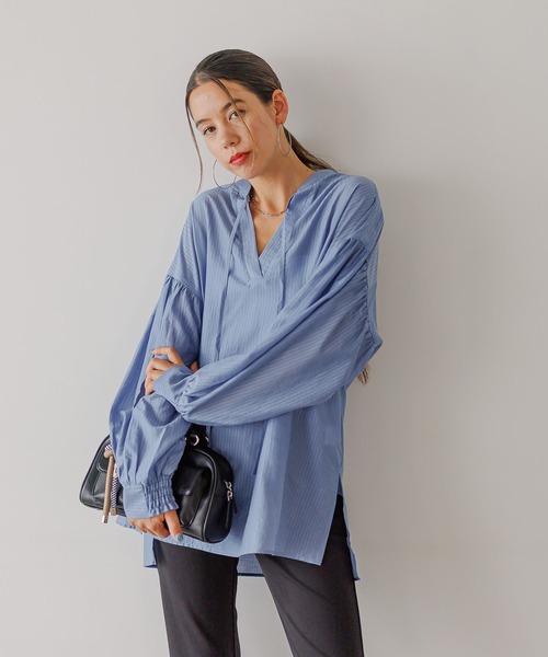 BAYFLOW（ベイフロー）の「[500mlのペットボトルが入る]チャーム付きＷポケットボストン（ボストンバッグ・レディース・ブラック/アイボリー/ブラウン・FREE）」の11枚目の写真