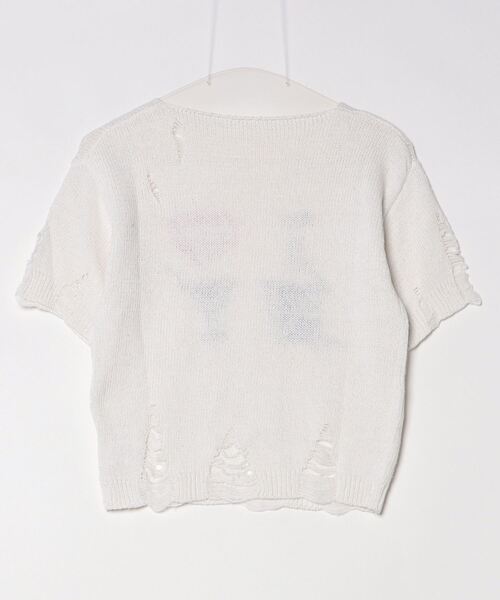 セール】I LOVE NY クラッシュニットトップス（ニット/セーター