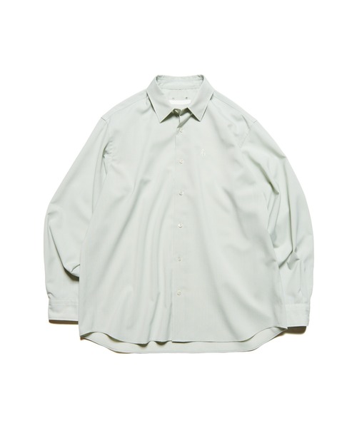 SOPHNET.（ソフネット）の「HIGH-TWIST POPLIN RELAX-FIT SHIRT（シャツ/ブラウス・メンズ・チャコールグレー/ホワイト/ブラック/ライトグリーン・1/2/3/4/5）」の4枚目の写真