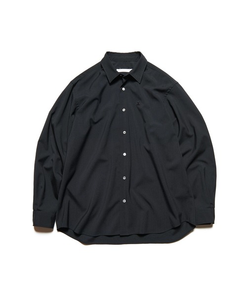 SOPHNET.（ソフネット）の「HIGH-TWIST POPLIN RELAX-FIT SHIRT（シャツ/ブラウス・メンズ・チャコールグレー/ホワイト/ブラック/ライトグリーン・1/2/3/4/5）」の3枚目の写真