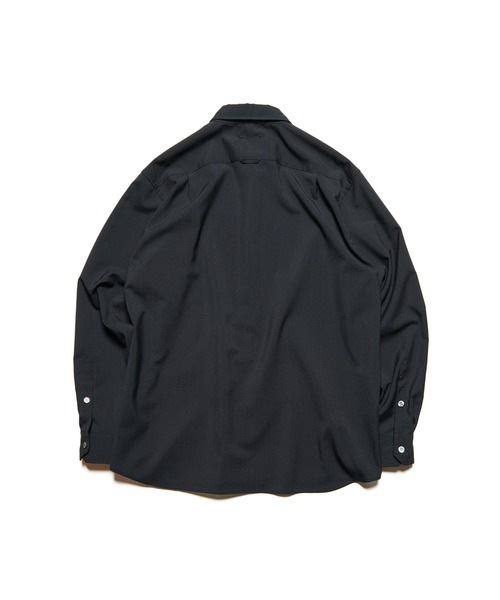 SOPHNET.（ソフネット）の「HIGH-TWIST POPLIN RELAX-FIT SHIRT（シャツ/ブラウス・メンズ・チャコールグレー/ホワイト/ブラック/ライトグリーン・1/2/3/4/5）」の6枚目の写真