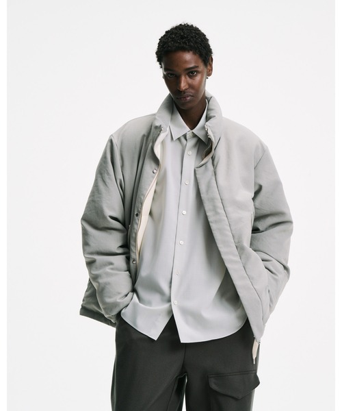 SOPHNET.（ソフネット）の「HIGH-TWIST POPLIN RELAX-FIT SHIRT（シャツ/ブラウス・メンズ・チャコールグレー/ホワイト/ブラック/ライトグリーン・1/2/3/4/5）」の13枚目の写真