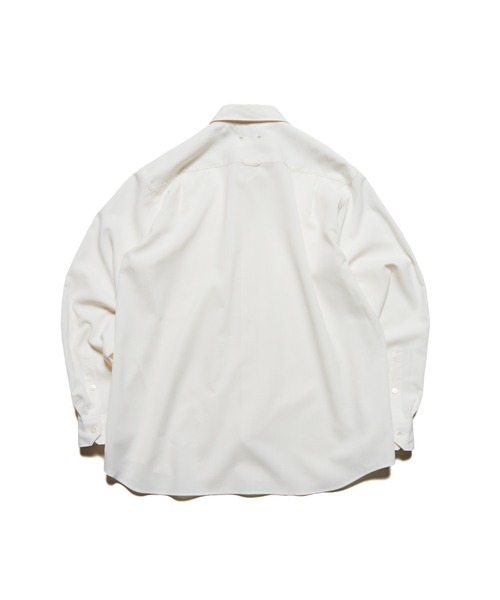 SOPHNET.（ソフネット）の「HIGH-TWIST POPLIN RELAX-FIT SHIRT（シャツ/ブラウス・メンズ・チャコールグレー/ホワイト/ブラック/ライトグリーン・1/2/3/4/5）」の16枚目の写真