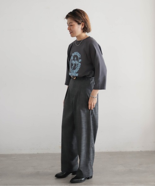 NOMBRE IMPAIR（ノンブルアンペール）の「クラシックチェック　サイド釦パンツ（その他パンツ・レディース・ブラウン/ブラック・FREE）」の20枚目の写真