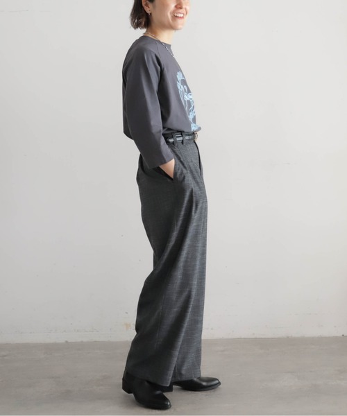 NOMBRE IMPAIR（ノンブルアンペール）の「クラシックチェック　サイド釦パンツ（その他パンツ・レディース・ブラウン/ブラック・FREE）」の18枚目の写真