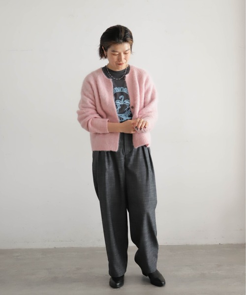 NOMBRE IMPAIR（ノンブルアンペール）の「クラシックチェック　サイド釦パンツ（その他パンツ・レディース・ブラウン/ブラック・FREE）」の17枚目の写真