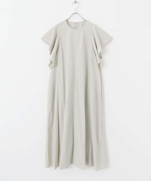 セール】F by ROSSO 撥水フレアスリーブワンピース（ワンピース）｜F