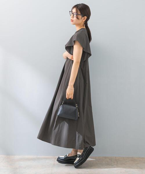 URBAN RESEARCH ROSSO 撥水フレアスリーブワンピース セール】F by ROSSO 撥水フレアスリーブワンピース（ワンピース）｜F