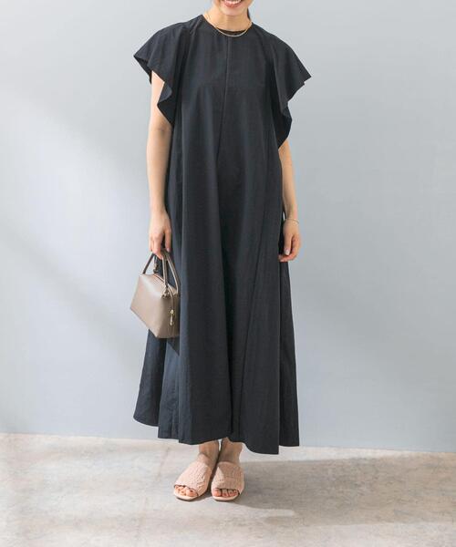 URBAN RESEARCH ROSSO 撥水フレアスリーブワンピース セール】F by ROSSO 撥水フレアスリーブワンピース（ワンピース）｜F