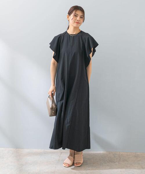 URBAN RESEARCH ROSSO 撥水フレアスリーブワンピース セール】F by ROSSO 撥水フレアスリーブワンピース（ワンピース）｜F