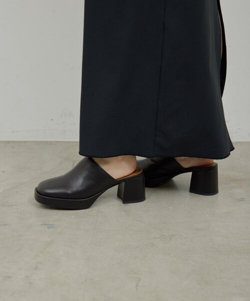 GALLARDAGALANTE（ガリャルダガランテ）の「【2.718】プラットフォームミュール（ブーツ・レディース・ブラウン/ブラック・38/37/36）」の12枚目の写真