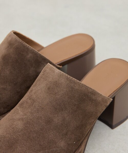 GALLARDAGALANTE（ガリャルダガランテ）の「【2.718】プラットフォームミュール（ブーツ・レディース・ブラウン/ブラック・38/37/36）」の4枚目の写真