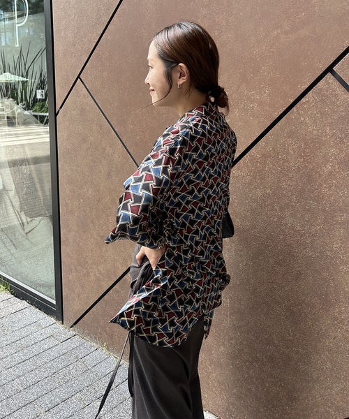 【タグ付き】JOURNAL STANDARD アフロディサテンブラウス 24SS アフロディサテンブラウス | ジャーナルスタンダード(JOURNAL