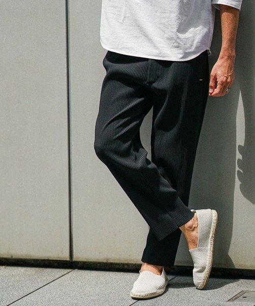 SOMEDIFF(サムディフ)の「【SOMEDIFF】プリーツロングパンツ イージーパンツ メンズ テーパード ブラック グレー サムディフ 春服(その他パンツ・メンズ・ブラック/グレー/カーキ・M/L/XL)」の8枚目の写真