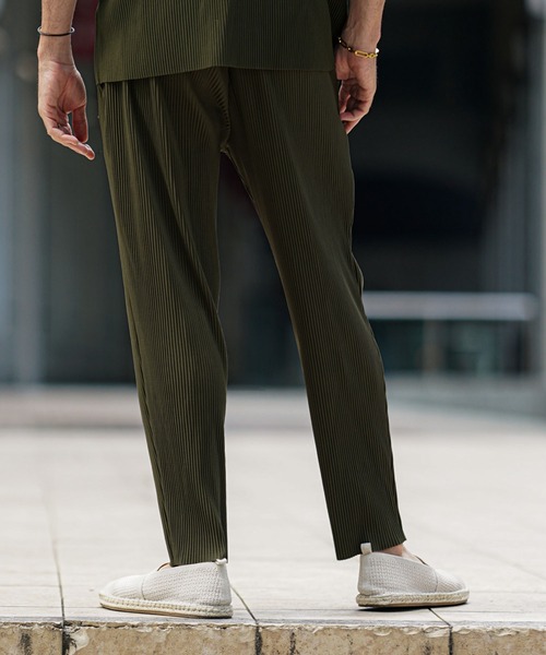 SOMEDIFF(サムディフ)の「【SOMEDIFF】プリーツロングパンツ イージーパンツ メンズ テーパード ブラック グレー サムディフ 春服(その他パンツ・メンズ・ブラック/グレー/カーキ・M/L/XL)」の21枚目の写真