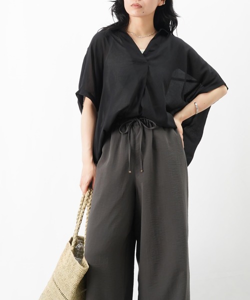 セール】LC/LLL ヴィンテージボイルスキッパーブラウス（シャツ