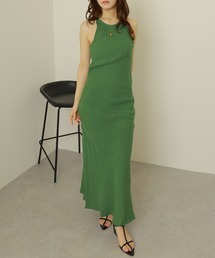 LAULEN([)linen american sleeve long dress /li[AJX[uOhX(s[X)