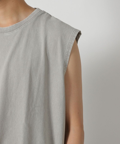 LAKOLE（ラコレ）の「ピグメントノースリーブ / 571788（その他トップス・メンズ・ブラック/グレー・LARGE/MEDIUM）」の9枚目の写真