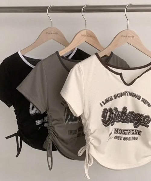 tシャツ ランダムシャーリングトップ レディース シャーリングオフショルトップスRANDA公式サイト