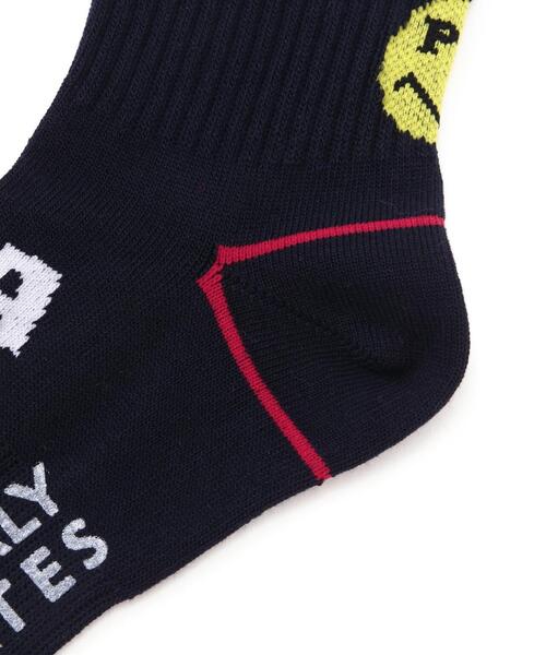 PEARLY GATES（パーリーゲイツ）の「【PEARLY GATES】BIGロゴショートソックス (LADIES)（ソックス/靴下・レディース・ホワイト/グリーン系その他/ネイビー・FREE）」の5枚目の写真