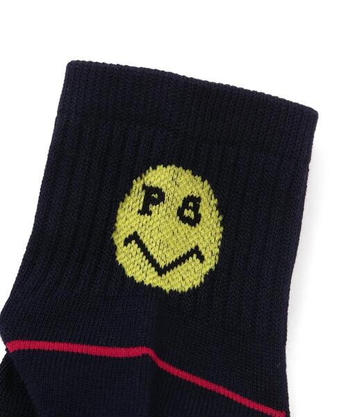 PEARLY GATES（パーリーゲイツ）の「【PEARLY GATES】BIGロゴショートソックス (LADIES)（ソックス/靴下・レディース・ホワイト/グリーン系その他/ネイビー・FREE）」の7枚目の写真