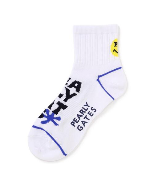 PEARLY GATES ×スヌーピーコラボ★ミドルソックス 靴下 PEARLY GATES(パーリーゲイツ)の「【SNOOPY×PEARLY GATES
