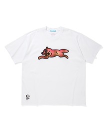 APPLIQUE LOGO COTTON T-SHIRT RUNNING DOG