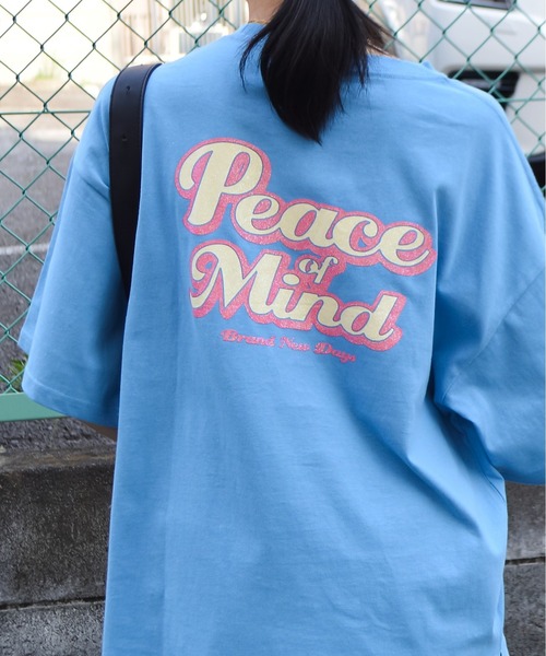 spiritoso(スピリトーゾ)の「【spiritoso】グリッタープリントTシャツ(Tシャツ/カットソー・レディース・スミクロ/ホワイト/ライトブルー/レモンイエロー・FREE)」の18枚目の写真