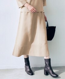 自由区（ジユウク）の「モールブロッキングニット スカート（スカート）」