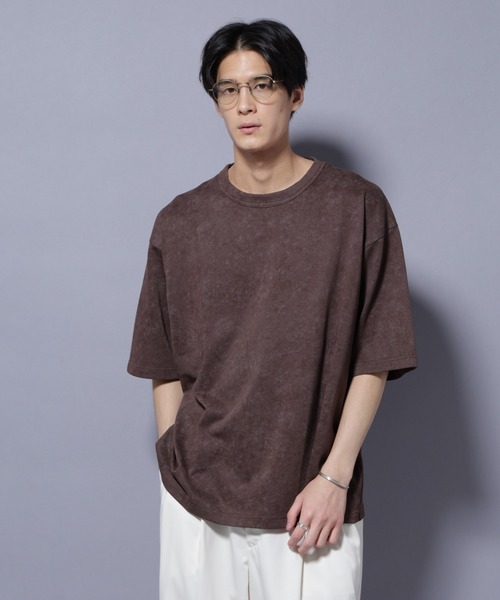 NANO universe(ナノユニバース)の「フェードカラーTシャツ 半袖(Tシャツ/カットソー・メンズ・スミクロ/ブラウン・L/M)」の3枚目の写真
