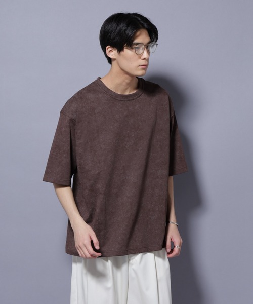 NANO universe(ナノユニバース)の「フェードカラーTシャツ 半袖(Tシャツ/カットソー・メンズ・スミクロ/ブラウン・L/M)」の4枚目の写真