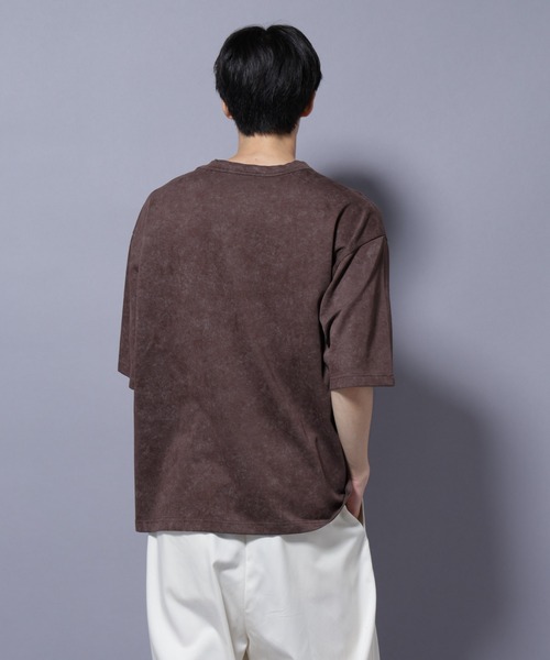 NANO universe(ナノユニバース)の「フェードカラーTシャツ 半袖(Tシャツ/カットソー・メンズ・スミクロ/ブラウン・L/M)」の5枚目の写真