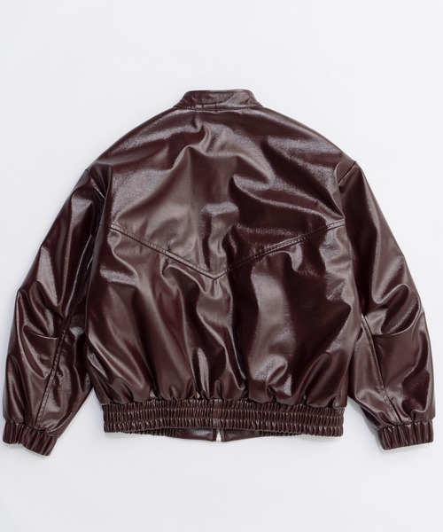 25AW PRE-ORDER】Enamel Blouson/エナメルブルゾン【MAISON