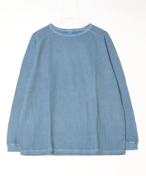 Good On(グッドオン)の「【GOOD ON】LS RIB KNIT(ニット/セーター・メンズ・ブルー系その他/ナチュラル/ブラック・LARGE/X-LARGE/MEDIUM)」の6枚目の写真
