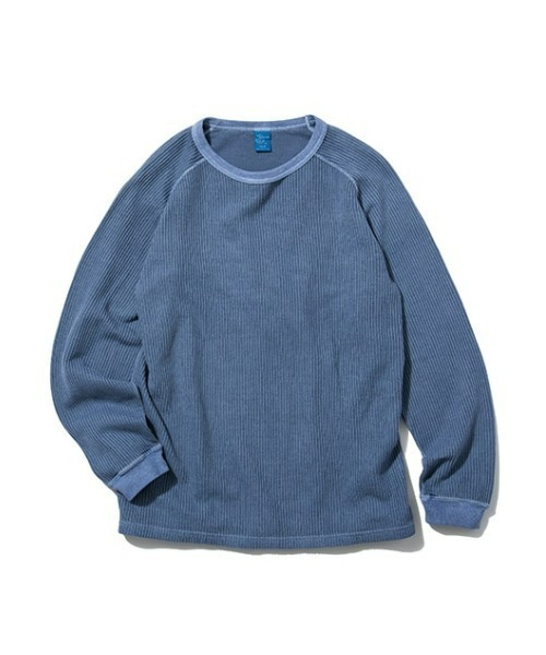 Good On(グッドオン)の「【GOOD ON】LS RIB KNIT(ニット/セーター・メンズ・ブルー系その他/ナチュラル/ブラック・LARGE/X-LARGE/MEDIUM)」の13枚目の写真