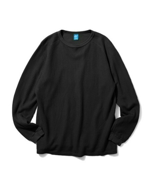 Good On(グッドオン)の「【GOOD ON】LS RIB KNIT(ニット/セーター・メンズ・ブルー系その他/ナチュラル/ブラック・LARGE/X-LARGE/MEDIUM)」の11枚目の写真