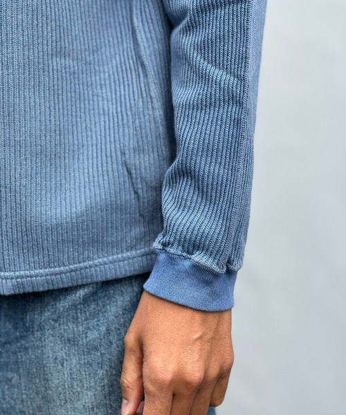 Good On(グッドオン)の「【GOOD ON】LS RIB KNIT(ニット/セーター・メンズ・ブルー系その他/ナチュラル/ブラック・LARGE/X-LARGE/MEDIUM)」の10枚目の写真