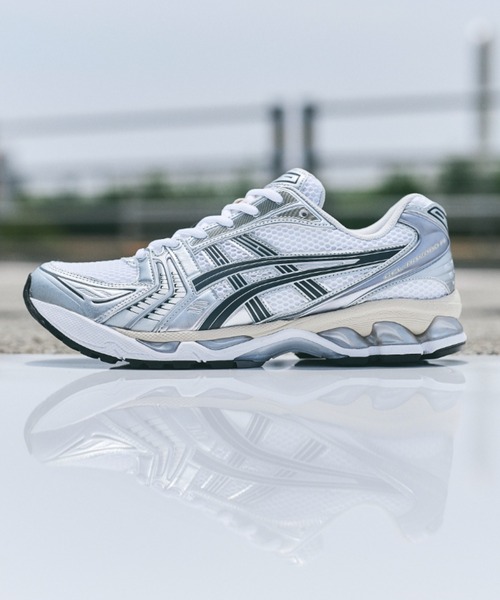 靴 Asics GEL-KAYANO 14 ASICS Gel-Kayano 14 Oyster White Steeple Grey メンズ