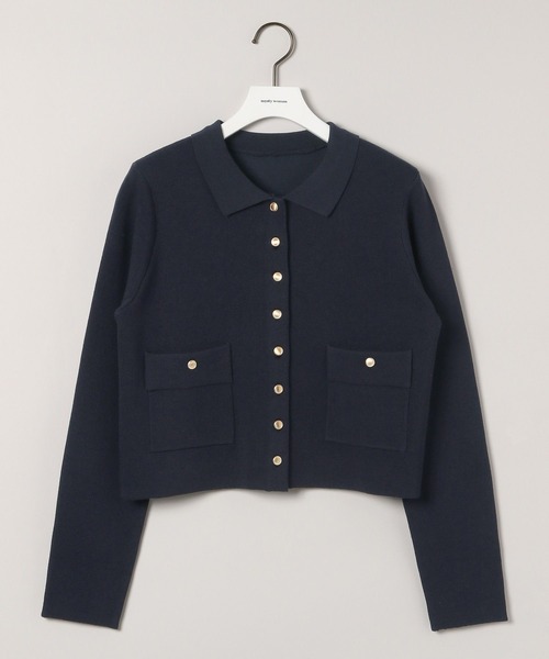 mysty woman（ミスティウーマン）の「ポケツキニットポロカーディガン　582022（カーディガン/ボレロ・レディース・グレイッシュブルー/アイボリー/ネイビー・FREE）」の20枚目の写真