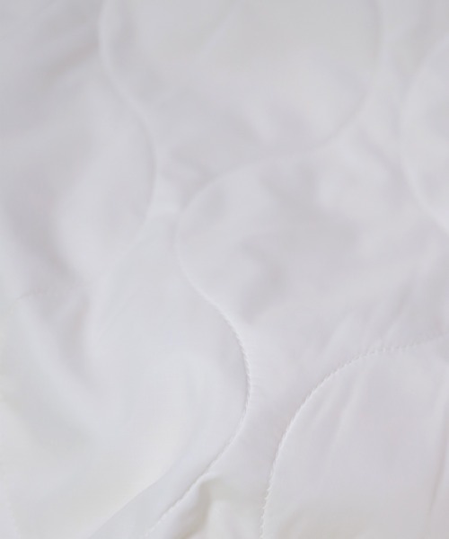 D.M.G.（ドミンゴ）の「[D.M.G. / ディーエムジー] ナイロンリップキルトライナーコート（ダウンジャケット/コート・レディース・ベージュ/ホワイト・FREE）」の11枚目の写真