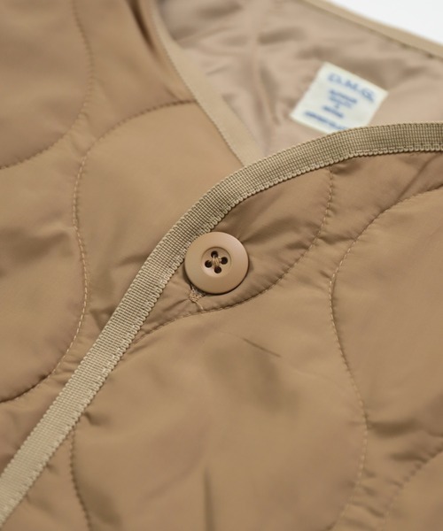 D.M.G.（ドミンゴ）の「[D.M.G. / ディーエムジー] ナイロンリップキルトライナーコート（ダウンジャケット/コート・レディース・ベージュ/ホワイト・FREE）」の22枚目の写真