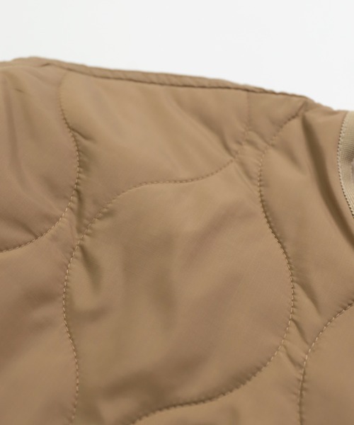 D.M.G.（ドミンゴ）の「[D.M.G. / ディーエムジー] ナイロンリップキルトライナーコート（ダウンジャケット/コート・レディース・ベージュ/ホワイト・FREE）」の6枚目の写真